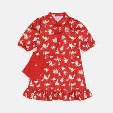 Load image into Gallery viewer, Dress cheongsam anak Red/ Rodeo Junior Girl Little Star