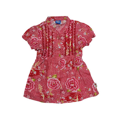 Dress / Blouse Anak Perempuan - Red / Merah Daisy