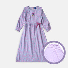 Load image into Gallery viewer, Maxi Dress/ Ghamis Dress Katun Anak Purple/ Daisy Sweet Summer