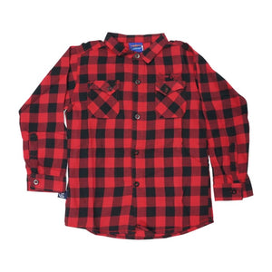 Shirt / Kemeja Anak Laki / Rodeo Junior / Red-Black Checkered