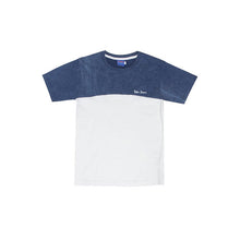 Load image into Gallery viewer, T-shirt / Kaos Anak Laki-laki White-Blue / Putih-Biru Denim Look Rodeo Junior