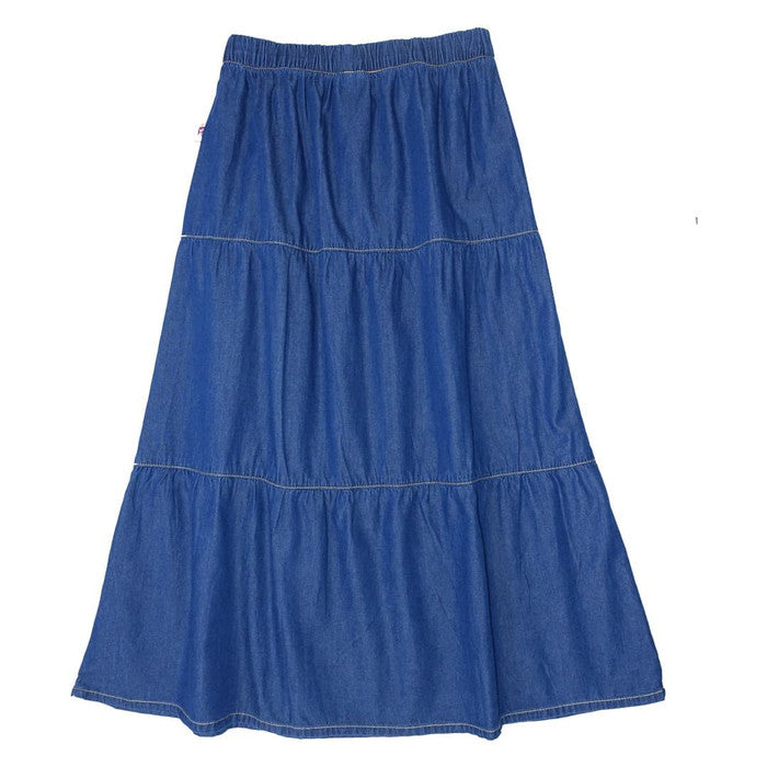 Rok Panjang Jeans Anak Perempuan / Rodeo Junior Girl / Blue Denim Comfort Washed
