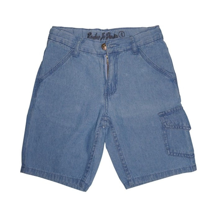 Jeans / Celana Pendek Anak Laki / Rodeo Junior / Blue Chambray Denim Comfort