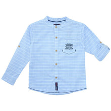 Load image into Gallery viewer, Shirt / Kemeja Anak Laki / Rodeo Junior / Light Blue / Cotton Stripe