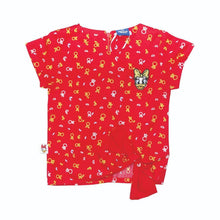 Load image into Gallery viewer, Blouse Anak Perempuan Daisy Red Full Print Basic