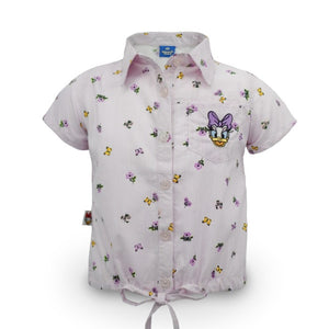 Shirt / Kemeja Anak Perempuan  / Daisy Duck /  Embroidery