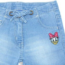 Load image into Gallery viewer, Jeans / Celana Pendek Anak Perempuan / Daisy / Light Blue Washed Denim