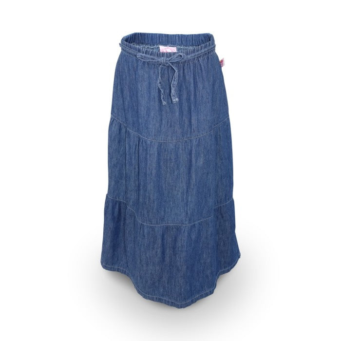 Long Skirt / Rok Panjang Anak Perempuan / Rodeo Junior Girl / Blue Denim
