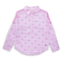 Load image into Gallery viewer, Shirt / Kemeja Anak Perempuan / Rodeo Junior Girl / Pink / Full Print