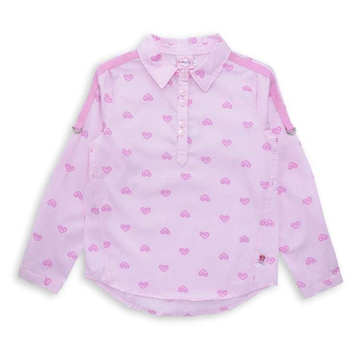 Shirt / Kemeja Anak Perempuan / Rodeo Junior Girl / Pink / Full Print