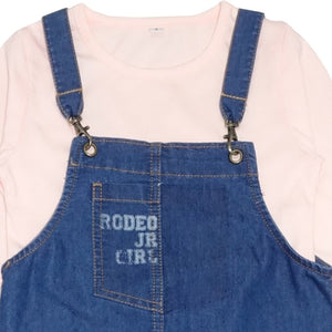 Jumpsuit Denim Anak Perempuan / Rodeo Junior Girl / Blue Jeans Basic
