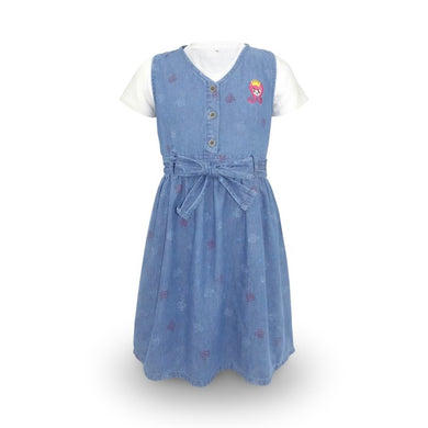 Overall Jeans Anak Perempuan / Rodeo Junior Girl / Light Blue Denim Washed