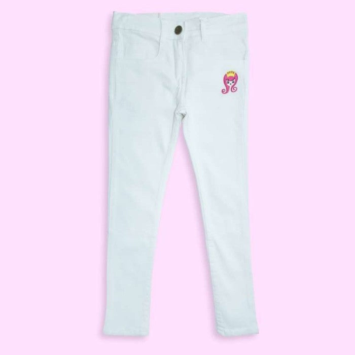 Long Pants/ Celana Panjang Anak Perempuan / Rodeo Junior Girl / White