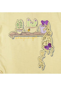 T-shirt / Kaos Anak Perempuan / Rodeo Junior Girl / Yellow / Print