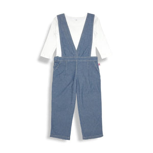 Overall Denim Anak Perempuan / Rodeo Junior Girl / Chambray Jeans