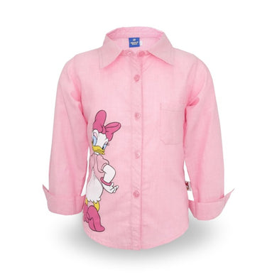 Shirt / Kemeja Anak Perempuan / Daisy Duck / Basic Print Cotton