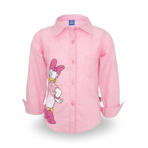 Shirt / Kemeja Anak Perempuan / Daisy Duck / Basic Print Cotton