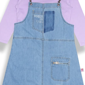 Overall Denim Anak Perempuan / Rodeo Junior Girl / Light Blue Jeans