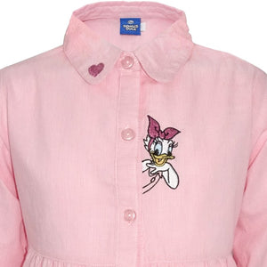 Shirt / Kemeja Anak Perempuan / Daisy Duck / Basic Embroidery Logo