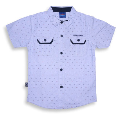 Shirt / Kemeja Anak Laki / Rodeo Junior / Blue / Full Print