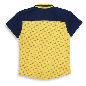 Shirt / Kemeja Anak Laki / Rodeo Junior / Yellow / Full Print Cotton