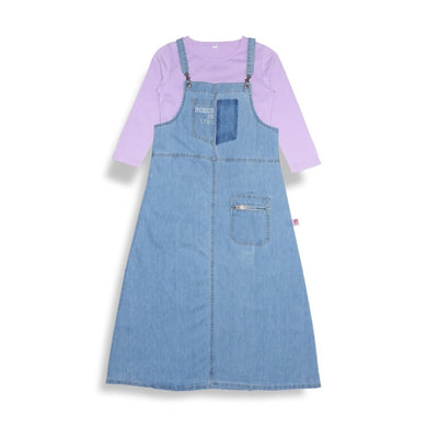 Overall Denim Anak Perempuan / Rodeo Junior Girl / Light Blue Jeans