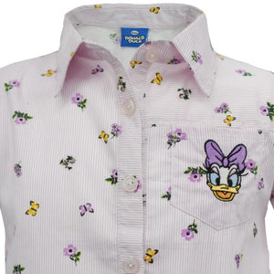 Shirt / Kemeja Anak Perempuan  / Daisy Duck /  Embroidery