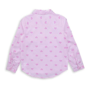 Shirt / Kemeja Anak Perempuan / Rodeo Junior Girl / Pink / Full Print
