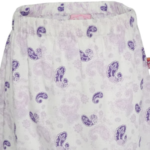 Long Skirt / Rok Panjang Anak Perempuan / Rodeo Junior Girl / White-Purple Print