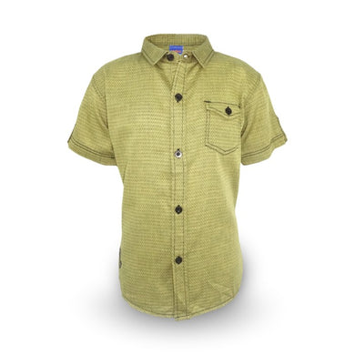 Shirt / Kemeja Anak Laki / Rodeo Junior / Yellow / Cotton Yarn Dyed