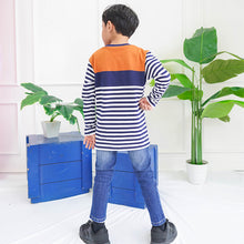 Muat gambar ke penampil Galeri, Long Tshirt/ Kaos Anak Laki Navy/ Rodeo Junior Mustard Combine