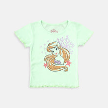 Load image into Gallery viewer, Tshirt/ Kaos Anak Perempuan Green/ Disney Princess Ariel