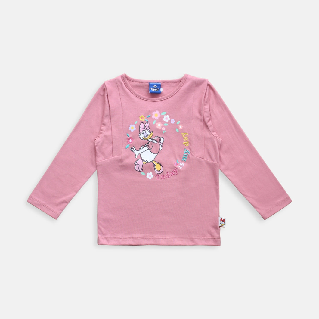 Tshirt/ Kaos Anak Perempuan Pink/ Daisy Sweet Summer