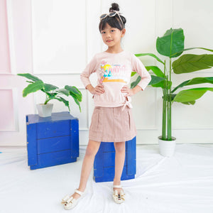 Linen Mini Skirt/ Rok Mini Anak Linen/ Rodeo Junior Girl Bright Day