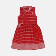 Load image into Gallery viewer, Dress cheongsam anak Red/ Rodeo Junior Girl Our Little Star