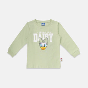 Tshirt/ Kaos Anak Perempuan Green/ Daisy Always Trending