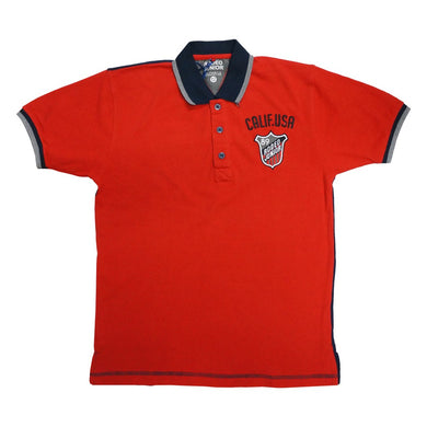 Rodeo Junior Boy - Kaos Polo Anak Laki-laki - California Breeze Red