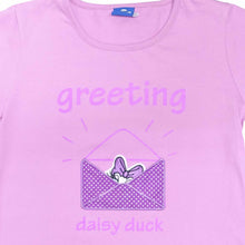 Muat gambar ke penampil Galeri, Tshirt/ Kaos Anak Perempuan Ungu/ Daisy Duck Greeting