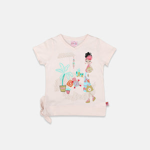 Tshirt/ Kaos Anak Perempuan Pink/ Rodeo Junior Girl Freedom