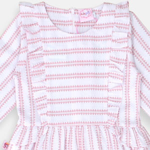 Mini Dress/ Dress Pendek Anak Pink/ Rodeo Junior Girl/ Bright Girl