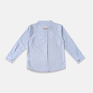 Shirt/ Kemeja Anak Laki Blue/ Rodeo Junior Stripe Shirt