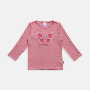 Tshirt/ Kaos Anak Perempuan/ Rodeo Junior Girl Freedom Pink