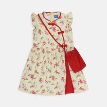 Load image into Gallery viewer, Mini Dress/ Dress Cheongsam Anak Yellow/ Daisy Little Star