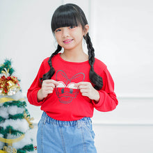 Load image into Gallery viewer, Tshirt/ Kaos Anak perempuan Red/ Daisy Star Light