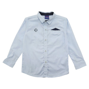 Shirt / Kemeja Anak Laki / Rodeo Junior / Light Blue / Cotton Oxford