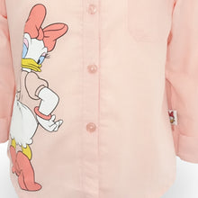 Load image into Gallery viewer, Short Sleeve Shirt / Kemeja Anak Perempuan / Daisy Duck fun time