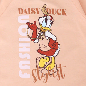 Tshirt/ Kaos anak perempuan Orange/ Daisy Duck Gorgeous