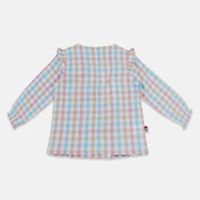 Muat gambar ke penampil Galeri, Blouse/ Blus Kotak kotak Anak Perempuan Pink/ Daisy Sweet Summer