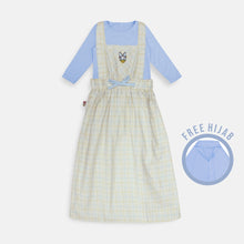 Load image into Gallery viewer, Maxi overall/ Dress panjang anak Cream/ Daisy Duck Gorgeous