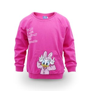 Sweater Anak Perempuan Pink / Daisy Duck Bonjour